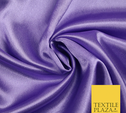 LILAC PURPLE Plain Solid Crepe Back Satin Fabric Material Dress Bridal 58" 5907