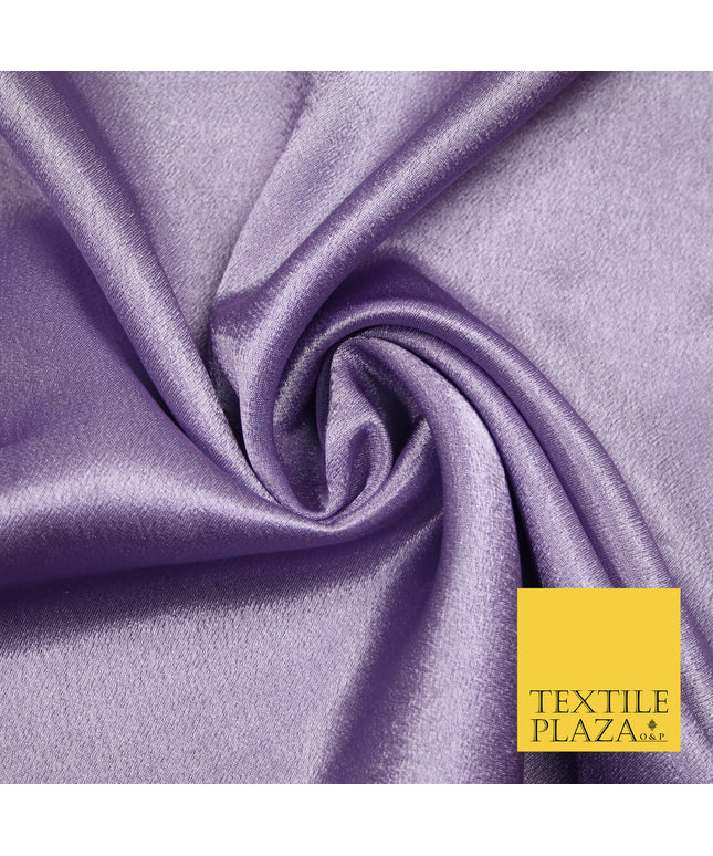 LILAC MAUVE 2 Plain Solid Crepe Back Satin Fabric Material Dress Bridal 58" 5908