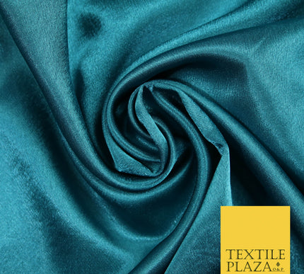 TEAL Plain Solid Crepe Back Satin Fabric Material Dress Bridal 58" 5915