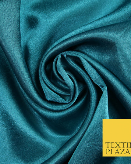 TEAL Plain Solid Crepe Back Satin Fabric Material Dress Bridal 58" 5915