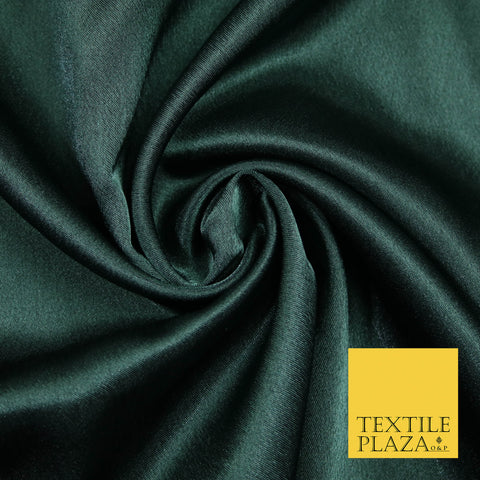 DARK GREEN BLACK Plain Solid Crepe Back Satin Fabric Material Dress Bridal 58" 5917
