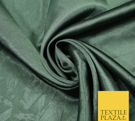 DARK GREEN GREY Plain Solid Crepe Back Satin Fabric Material Dress Bridal 58" 5918