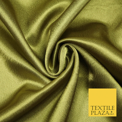 OLIVE GREEN Plain Solid Crepe Back Satin Fabric Material Dress Bridal 58" 5920