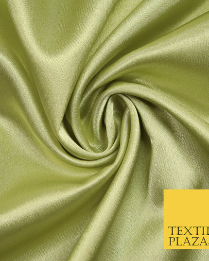 LIGHT SAGE GREEN Plain Solid Crepe Back Satin Fabric Material Dress Bridal 58" 5924