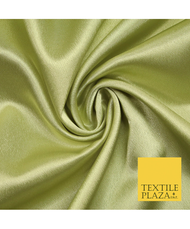 LIGHT SAGE GREEN Plain Solid Crepe Back Satin Fabric Material Dress Bridal 58" 5924