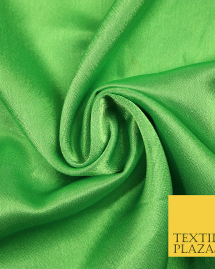 APPLE GREEN Plain Solid Crepe Back Satin Fabric Material Dress Bridal 58" 5925
