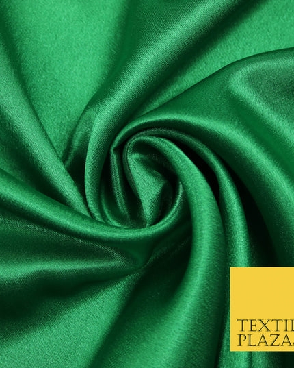 EMERALD GREEN Plain Solid Crepe Back Satin Fabric Material Dress Bridal 58" 5927
