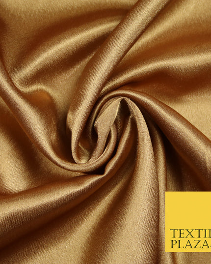 CARAMEL Plain Solid Crepe Back Satin Fabric Material Dress Bridal 58" 5928