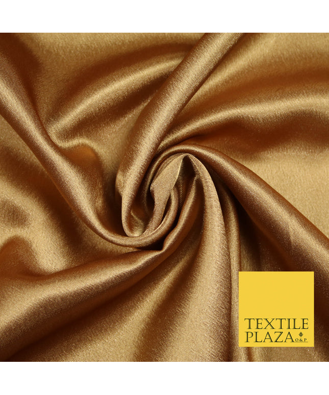 CARAMEL Plain Solid Crepe Back Satin Fabric Material Dress Bridal 58" 5928