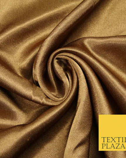 ANTIQUE BROWN Plain Solid Crepe Back Satin Fabric Material Dress Bridal 58" 5929