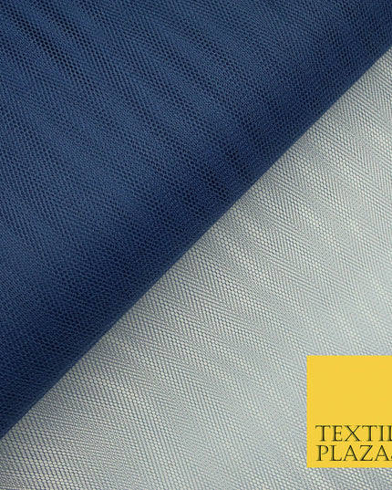 NAVY BLUE Premium Quality Tutu Bridal Dress Stiff Net Fabric Tulle Material 60" 5947