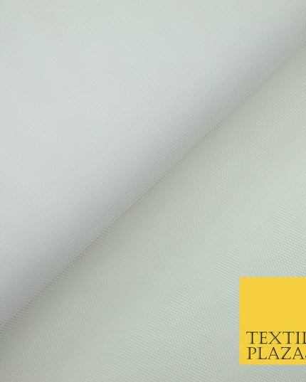 WHITE Premium Quality Tutu Bridal Dress Stiff Net Fabric Tulle Material 60" 5950