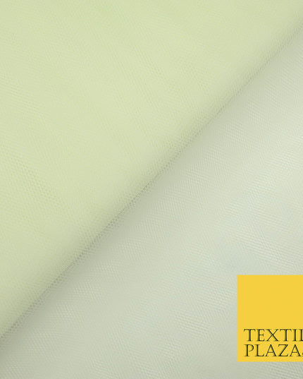 IVORY CREAM Premium Quality Tutu Bridal Dress Stiff Net Fabric Tulle Material 60" 5952