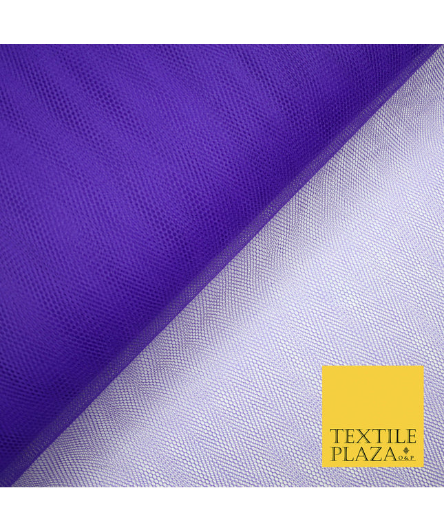 VIOLET PURPLE Premium Quality Tutu Bridal Dress Stiff Net Fabric Tulle Material 60" 5958