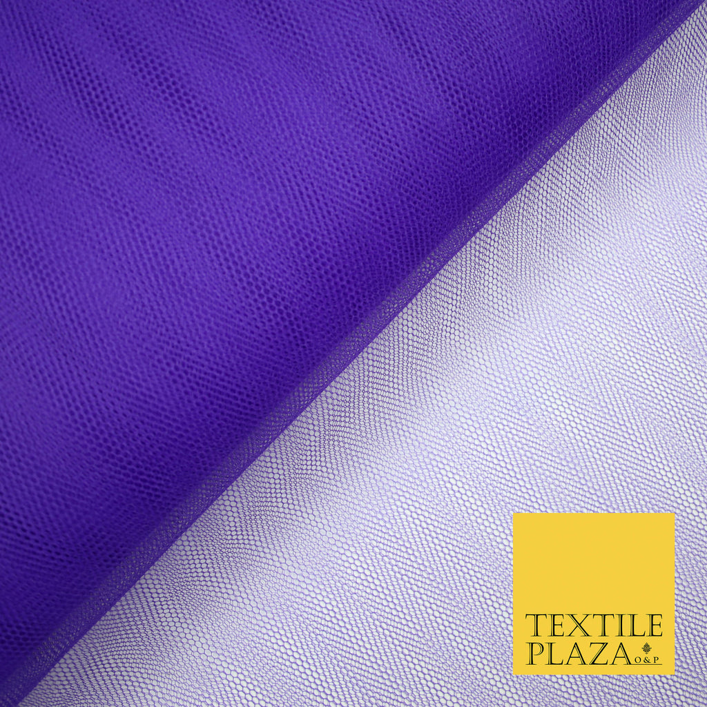 VIOLET PURPLE Premium Quality Tutu Bridal Dress Stiff Net Fabric Tulle Material 60" 5958