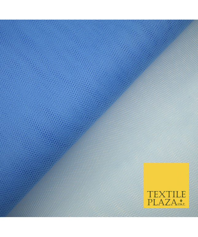 DENIM BLUE Premium Quality Tutu Bridal Dress Stiff Net Fabric Tulle Material 60" 5963