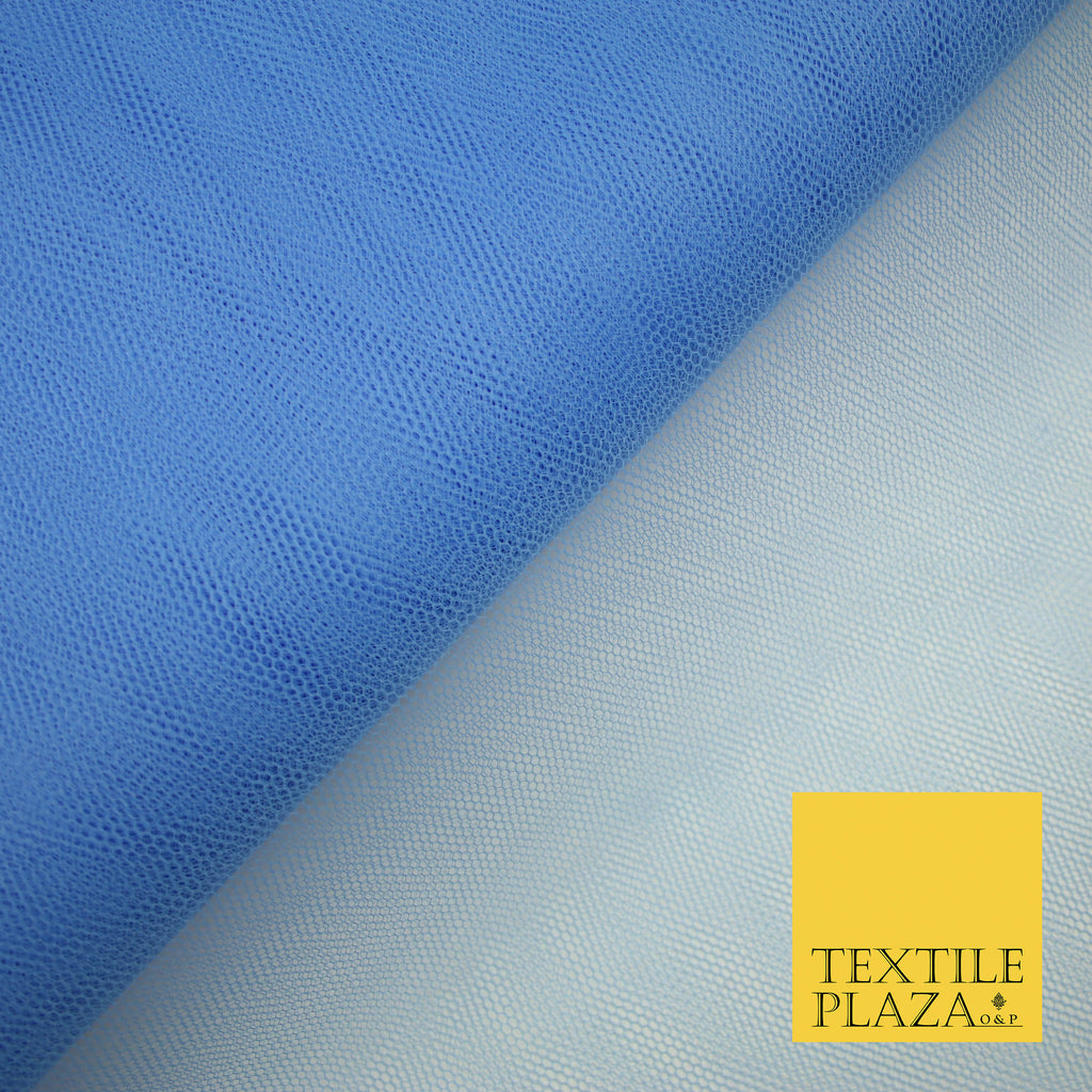 DENIM BLUE Premium Quality Tutu Bridal Dress Stiff Net Fabric Tulle Material 60" 5963