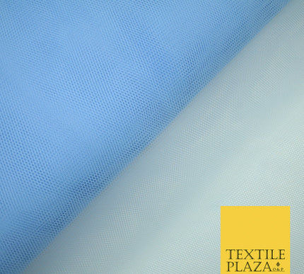 BABY BLUE Premium Quality Tutu Bridal Dress Stiff Net Fabric Tulle Material 60" 5964