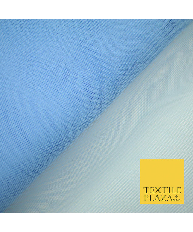BABY BLUE Premium Quality Tutu Bridal Dress Stiff Net Fabric Tulle Material 60" 5964