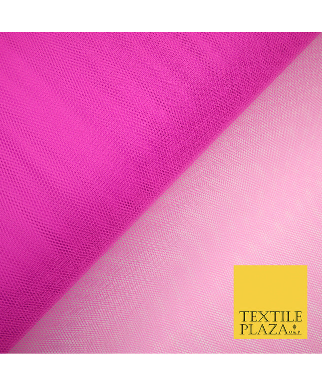 LIGHT MAGENTA Premium Quality Tutu Bridal Dress Stiff Net Fabric Tulle Material 60" 5968
