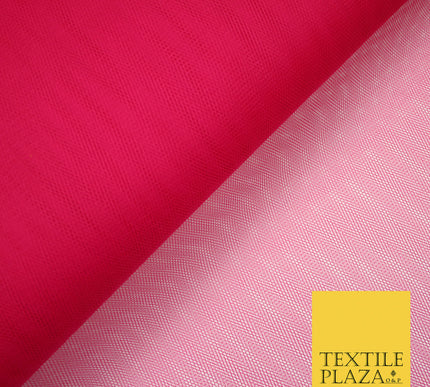 FUCHSIA CERISE PINK Premium Quality Tutu Bridal Dress Stiff Net Fabric Tulle Material 60" 5969