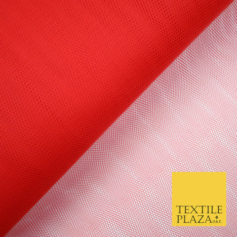 RED Premium Quality Tutu Bridal Dress Stiff Net Fabric Tulle Material 60" 5974