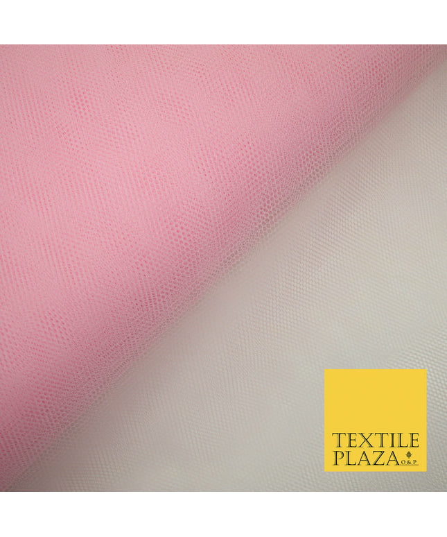 PALE PINK Premium Quality Tutu Bridal Dress Stiff Net Fabric Tulle Material 60" 5984