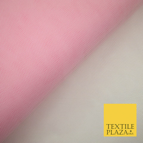 PALE PINK Premium Quality Tutu Bridal Dress Stiff Net Fabric Tulle Material 60" 5984