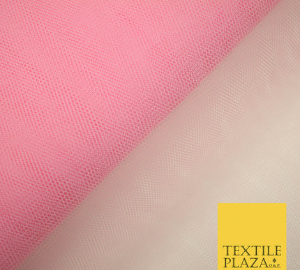 BABY PINK Premium Quality Tutu Bridal Dress Stiff Net Fabric Tulle Material 60" 5985