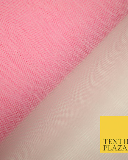 BABY PINK Premium Quality Tutu Bridal Dress Stiff Net Fabric Tulle Material 60" 5985