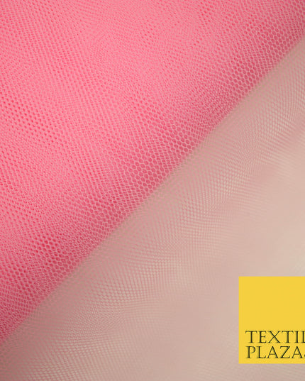 PINK Premium Quality Tutu Bridal Dress Stiff Net Fabric Tulle Material 60" 5986