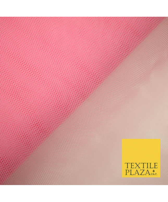 PINK Premium Quality Tutu Bridal Dress Stiff Net Fabric Tulle Material 60" 5986