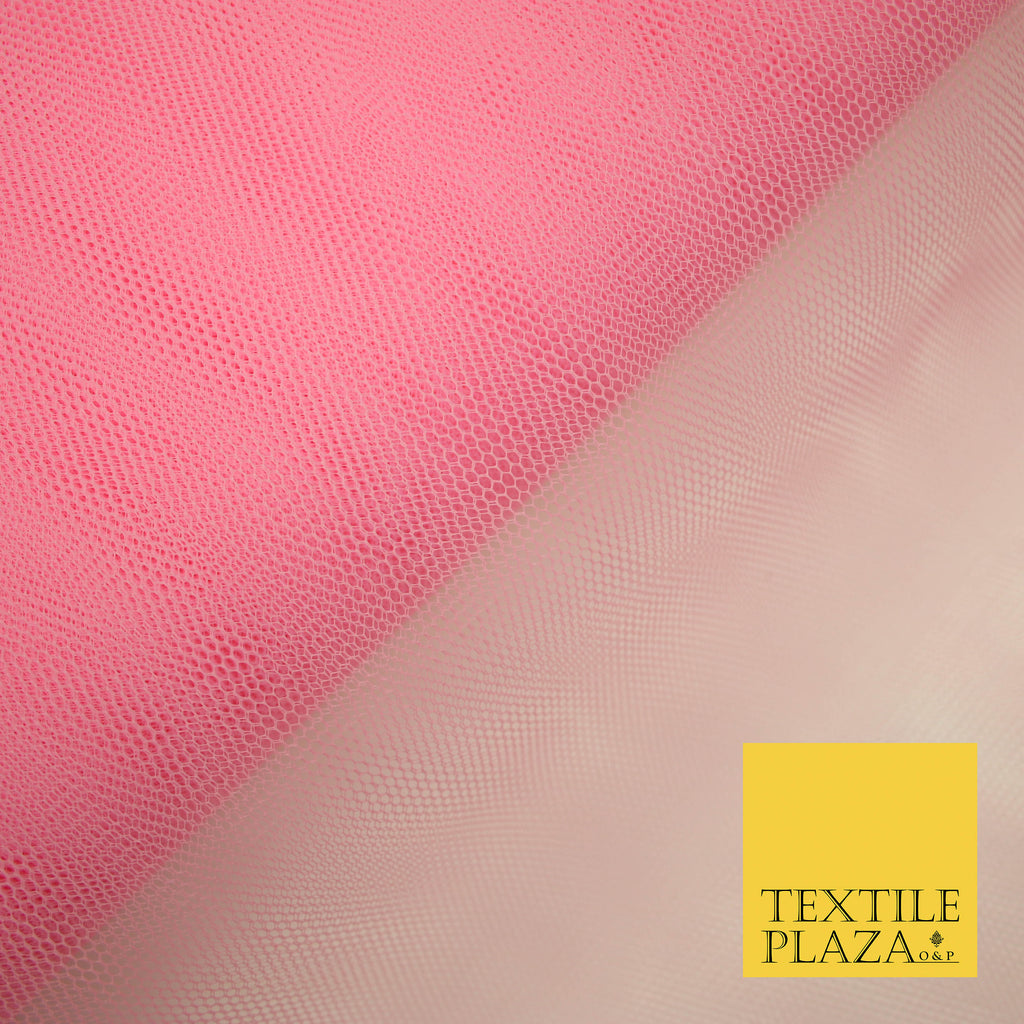 PINK Premium Quality Tutu Bridal Dress Stiff Net Fabric Tulle Material 60" 5986