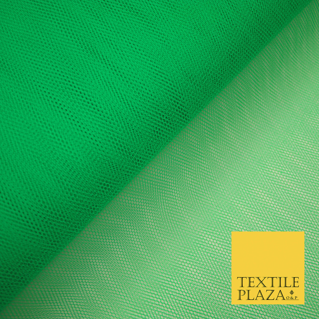 BRIGHT GREEN Premium Quality Tutu Bridal Dress Stiff Net Fabric Tulle Material 60" 5991
