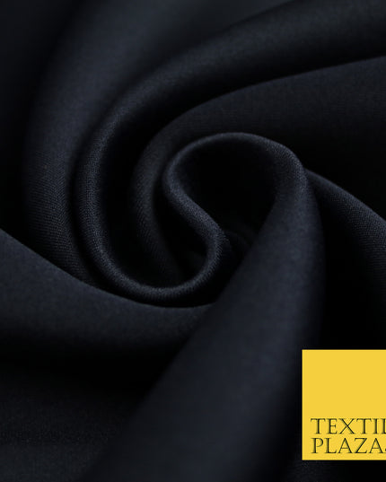 INK JET DARK NAVY BLUE Premium Plain 2mm Neoprene Fabric - Scuba Foam Material 150cm 6456