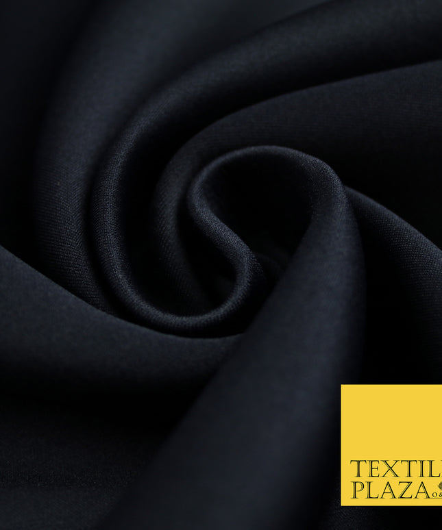 INK JET DARK NAVY BLUE Premium Plain 2mm Neoprene Fabric - Scuba Foam Material 150cm 6456