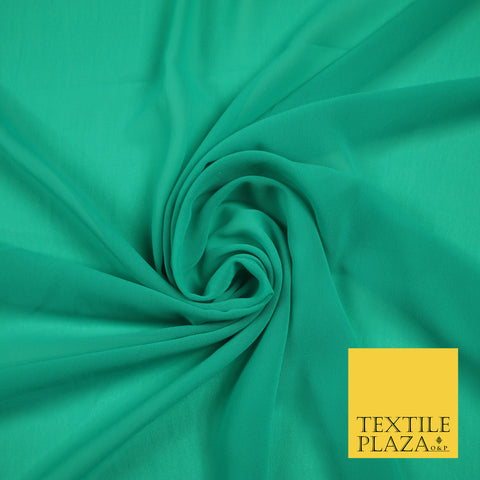 SPEARMINT GREEN Premium Plain Dyed Chiffon Fine Soft Georgette Sheer Dress Fabric 6830