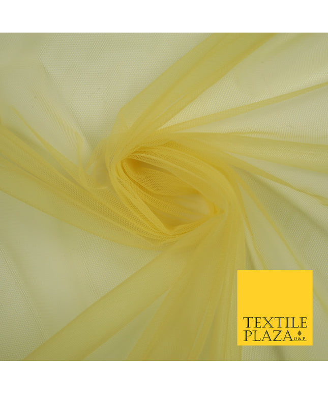 WARM OCHRE GOLD Premium Soft Plain Sheer Tulle Net Fabric Tutu Fairy Veil Bridal 45" Wide 6877