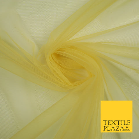 WARM OCHRE GOLD Premium Soft Plain Sheer Tulle Net Fabric Tutu Fairy Veil Bridal 45" Wide 6877