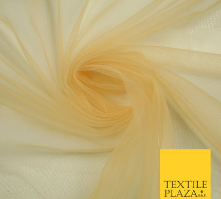 DUSTY PEACH Premium Soft Plain Sheer Tulle Net Fabric Tutu Fairy Veil Bridal 45" Wide 6881