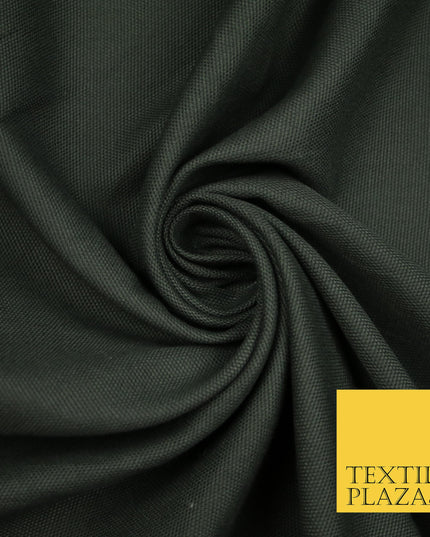 CHARCOAL GREY Premium Plain 100% Cotton Canvas Fabric Upholstery Dress Bags Craft Material 57" 4010