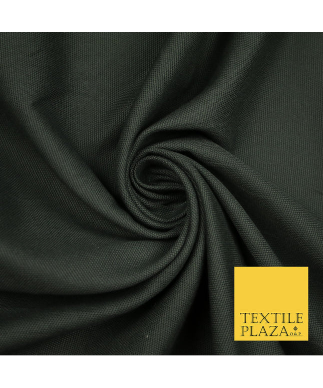 CHARCOAL GREY Premium Plain 100% Cotton Canvas Fabric Upholstery Dress Bags Craft Material 57" 4010