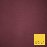 WINE BURGUNDY Premium Plain 100% Cotton Canvas Fabric Upholstery Dress Bags Craft Material 57" 4011