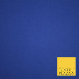 ROYAL BLUE Premium Plain 100% Cotton Canvas Fabric Upholstery Dress Bags Craft Material 57" 4012