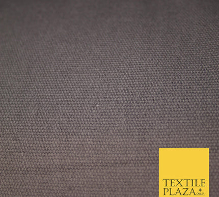 STORM GREY Premium Plain 100% Cotton Canvas Fabric Upholstery Dress Bags Craft Material 57" 4014
