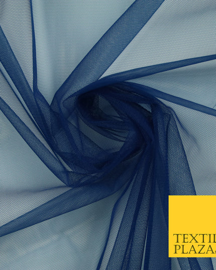 PETROL BLUE Premium Soft Plain Sheer Tulle Net Fabric Tutu Fairy Veil Bridal 45" Wide 6916