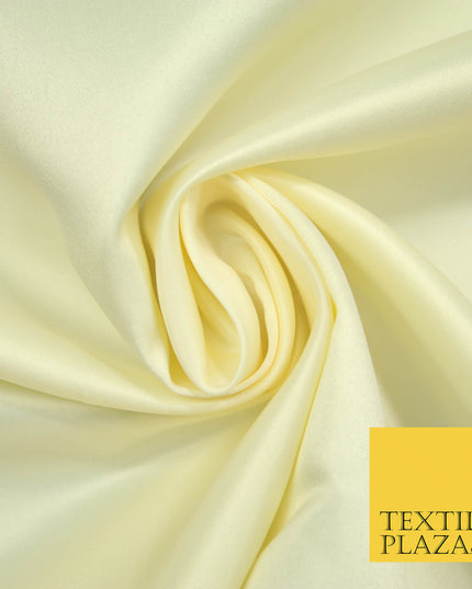 CREAM Luxury Plain Smooth Matt Duchess Satin Fabric Material Bridal Wedding Dress 58" 4686