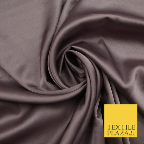 Dark Mauve Fine Silky Smooth Liquid Sateen Satin Dress Fabric Drape Lining Material 7853