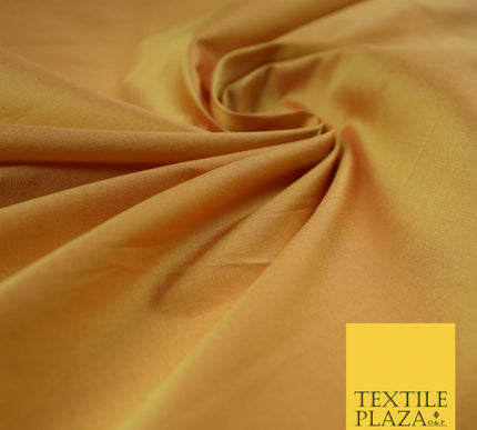 AUTUMNAL YELLOW SHOT PINK Premium Plain Dyed Faux Matte Silk TAFFETA Dress Fabric Material 5285(5167)