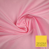 LIGHT PINK Premium Plain Dyed Faux Matte Silk TAFFETA Dress Fabric Material 5287(5166)